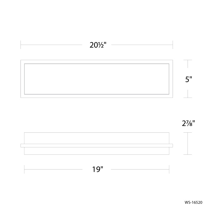 Modern Forms WS-16520 Ice Bar 21" LED Vanity Light