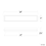 Modern Forms WS-16528 Ice Bar 28" LED Vanity Light