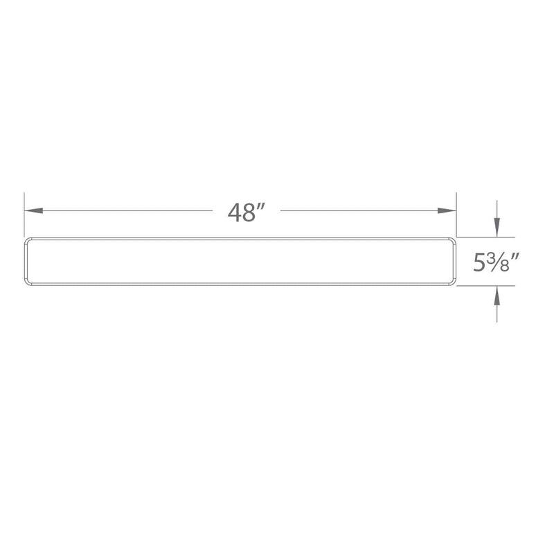 WAC WS-248 FLO 1-lt LED 48" Wall Light, CCT
