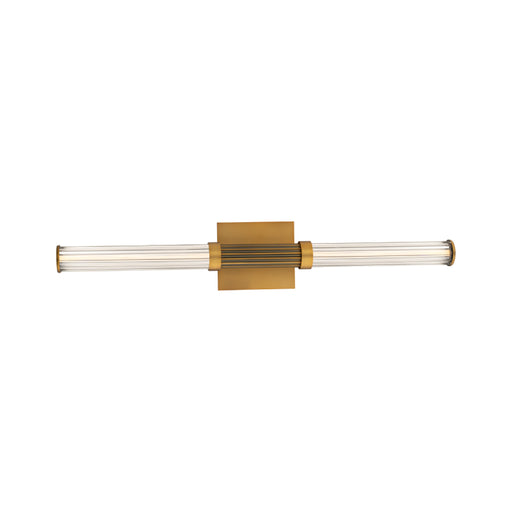 Modern Forms WS-50528 Ribeye 2-lt 28" LED Wall Sconce - Aged Brass