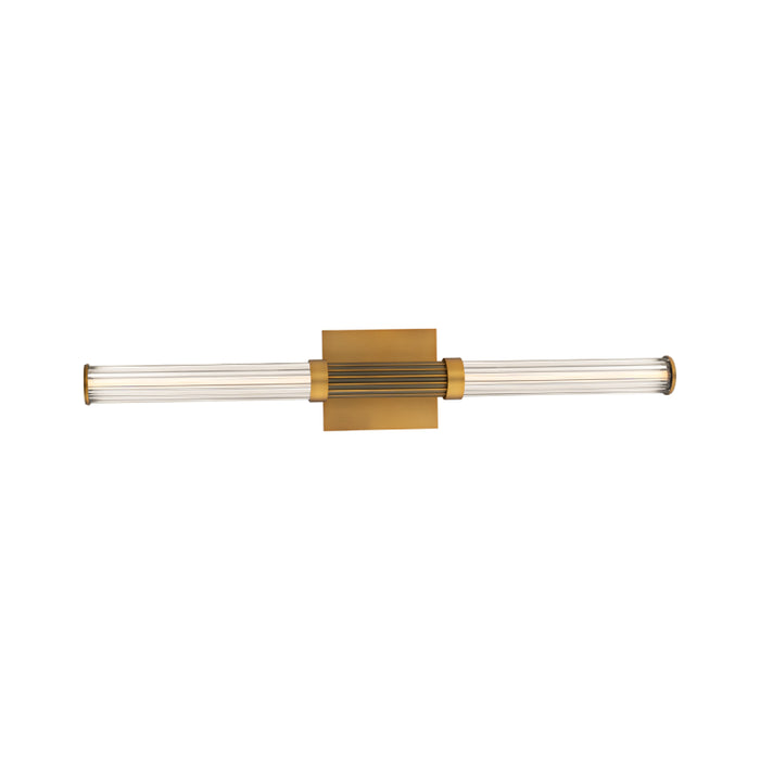 Modern Forms WS-50528 Ribeye 2-lt 28" LED Wall Sconce - Aged Brass
