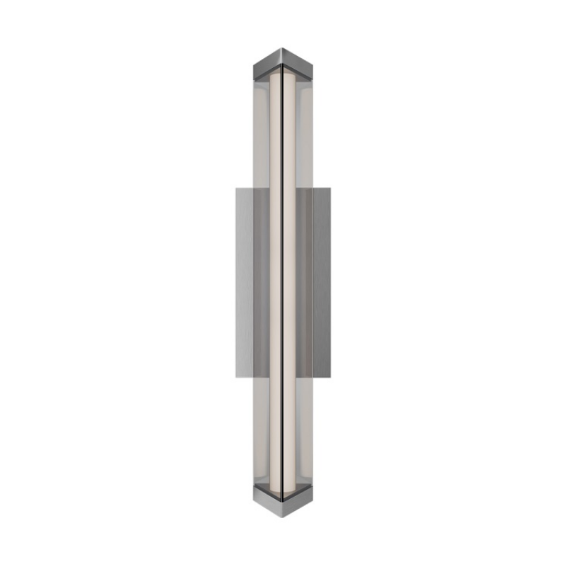 dweLED WS-62524 Boulevard 1-lt 24" Tall LED Vanity - Brushed Nickel