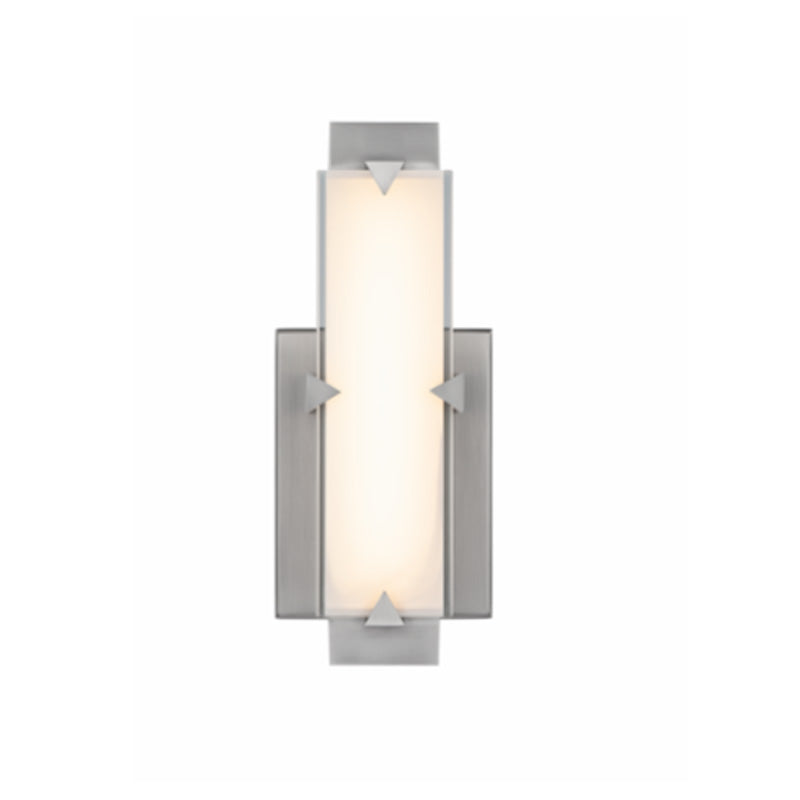 Modern Forms WS-7511 Carlisle 11" Tall LED Wall Sconce, 3000K, Brushed Nicke - Open Box