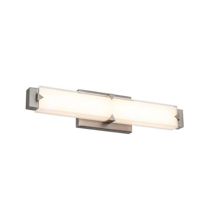 Modern Forms WS-7520 Carlisle 20" LED Wall Sconce, 3000K, Brushed Nickel - Open Box