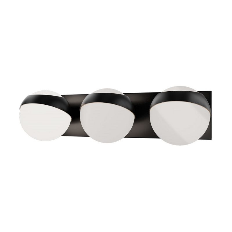 dweLED WS-87520 Tripoli 3-lt 20" LED Vanity - Black