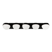 dweLED WS-87533 Tripoli 5-lt 33" LED Vanity - Black
