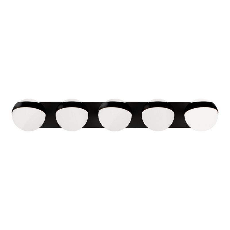 dweLED WS-87533 Tripoli 5-lt 33" LED Vanity - Black