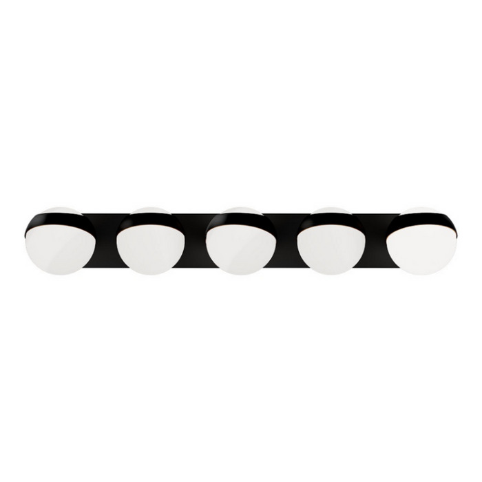 dweLED WS-87533 Tripoli 5-lt 33" LED Vanity - Black