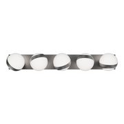 dweLED WS-87533 Tripoli 5-lt 33" LED Vanity - Brushed Nickel
