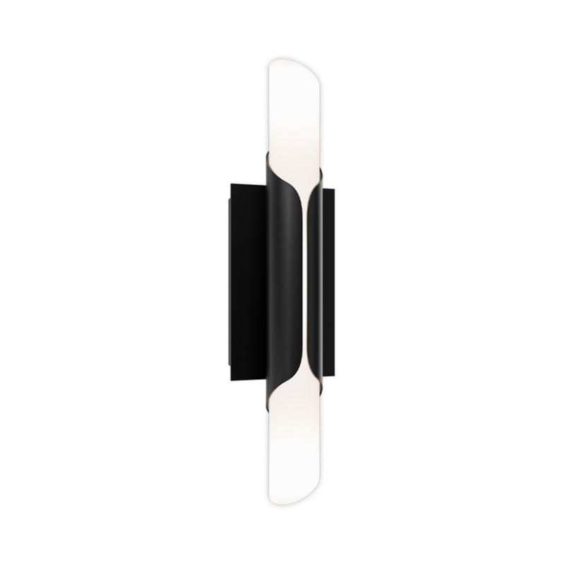 dweLED WS-95518 Wrappe 1-lt 18" Tall LED Wall Sconce - Black