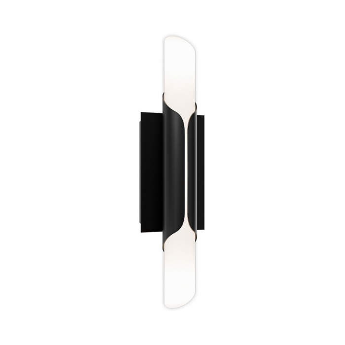 dweLED WS-95518 Wrappe 1-lt 18" Tall LED Wall Sconce - Black