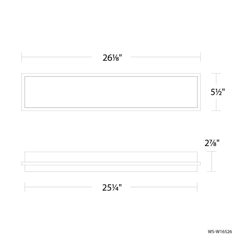 Modern Forms WS-W16526 Ice Bar 26" Tall LED Outdoor Wall Sconce