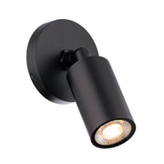 WAC WS-W230301 Cylinder 17W LED Outdoor Wall Sconce - Black