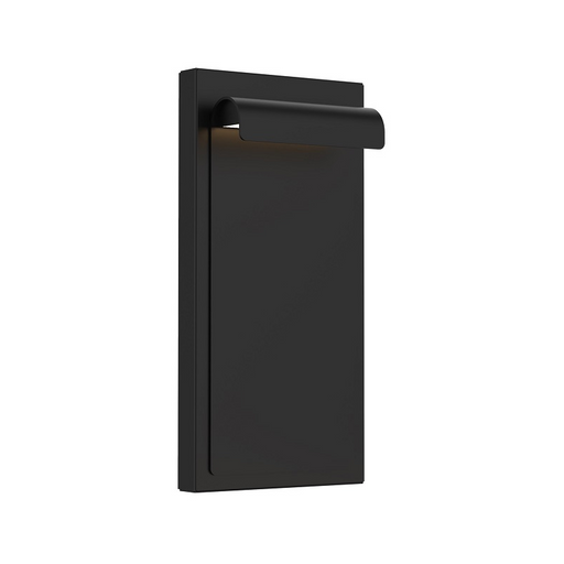 WAC WS-W250212 Cap 1-lt 12" Tall LED Outdoor Wall Sconce, 5CCT - Black