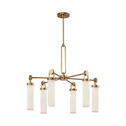 Alora CH355632 Wynwood 6-lt 32" Chandelier - Vintage Brass