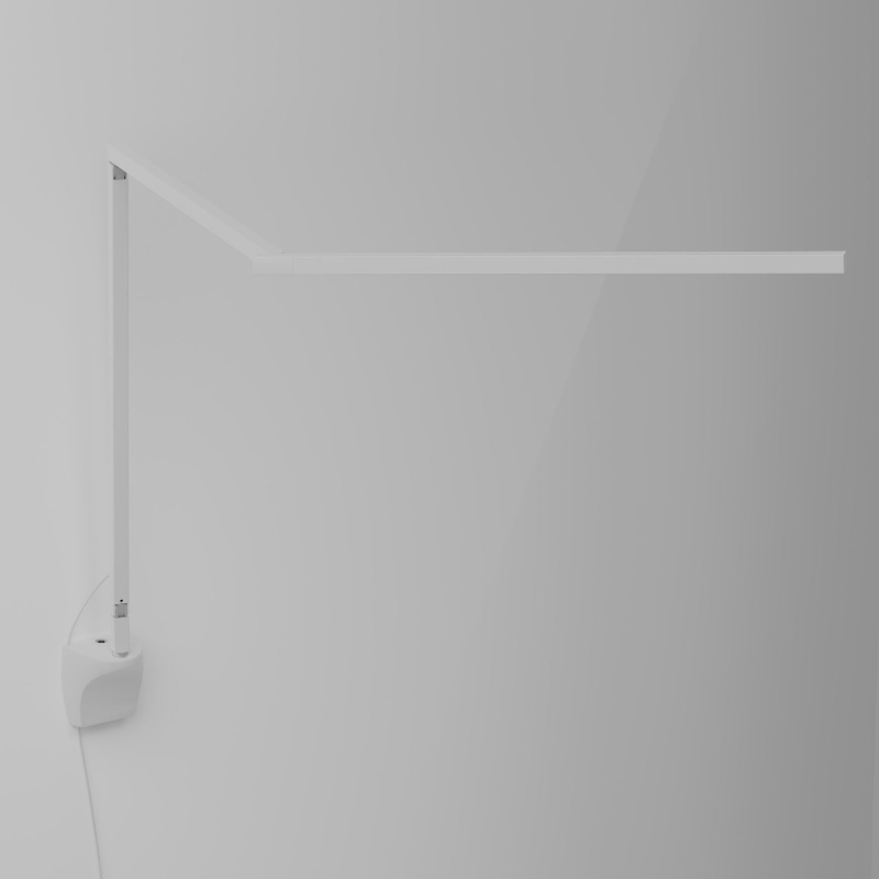 Koncept ZBD3000 Z-Bar Gen 4 LED Desk Lamp, Wall Mount - Matte White/Wall Mount