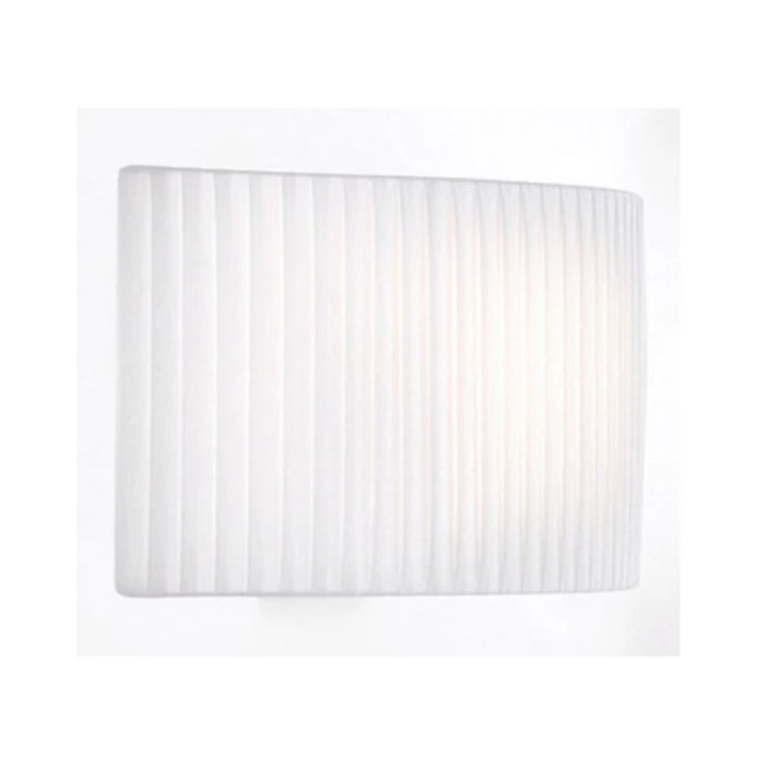 Bover Wall Street 32 1-lt 13" Wall Sconce-White Translucent Ribbon
