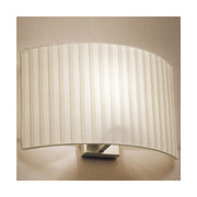 Bover Wall Street 45 1-lt 18" Wall Sconce-Cream Translucent Ribbon