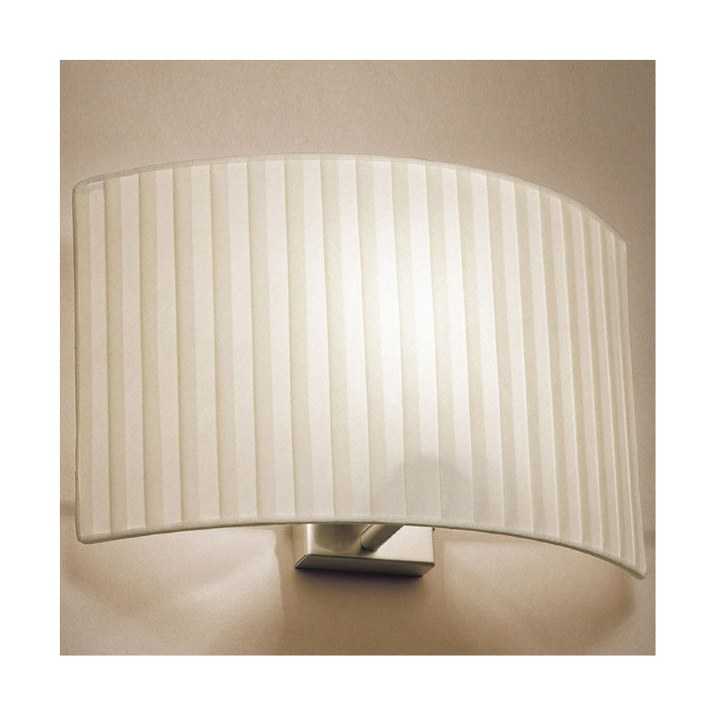 Bover Wall Street 45 1-lt 18" Wall Sconce-Cream Translucent Ribbon