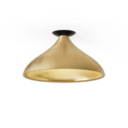 Pablo Designs Swell Wide 16" LED Flush Mount-Brass