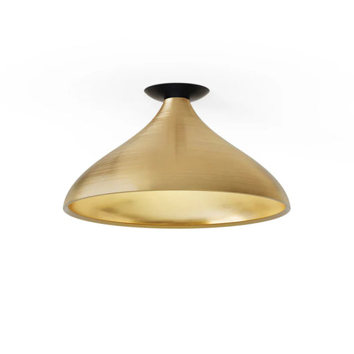 Pablo Designs Swell Wide 16" LED Flush Mount-Brass