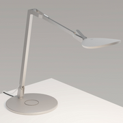 Koncept SPY-RCH Splitty Reach LED Desk Lamp - Silver/Wireless Charging Base