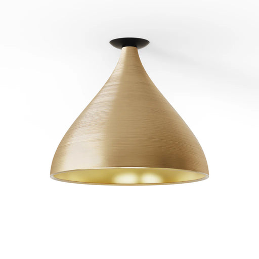 Pablo Designs Swell XL Medium 18" LED Flush Mount - Brass