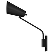 Hinkley 48310 Bray 1-lt 17" Tall LED Swing Arm Wall Sconce - Black