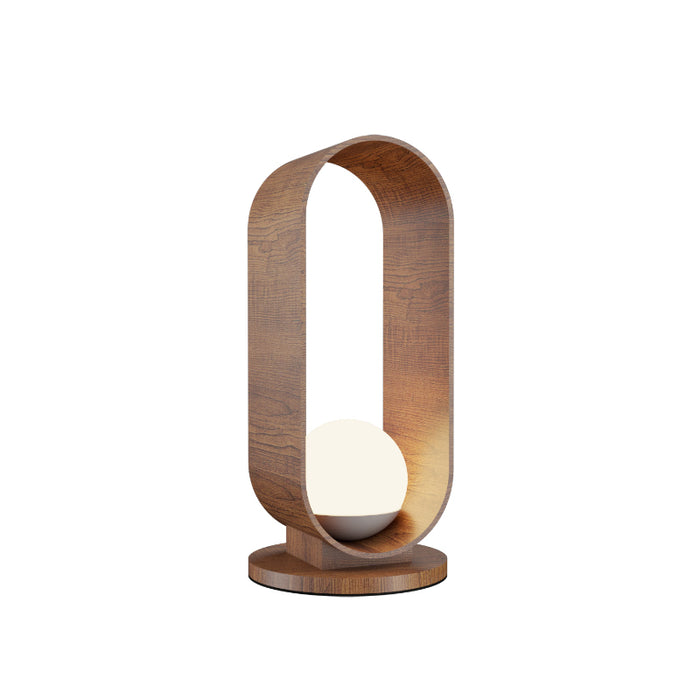 Accord 7064 Sfera 1-lt 21" Tall LED Table Lamp-Imbuia