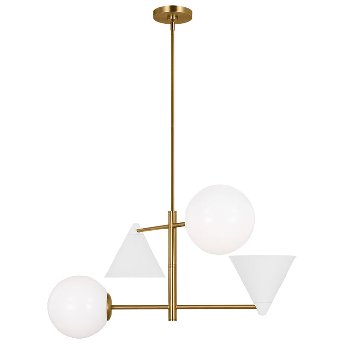 Visual Comfort AEC1114 Cosmo 4-lt 28" Chandelier
