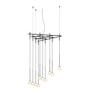 Vibia 0825 Algorithm 10-lt 33" LED Multi-Light Pendant