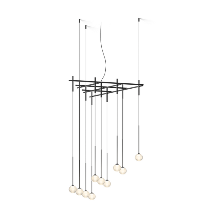 Vibia 0827 Algorithm 10-lt 30" LED Multi-Light Pendant