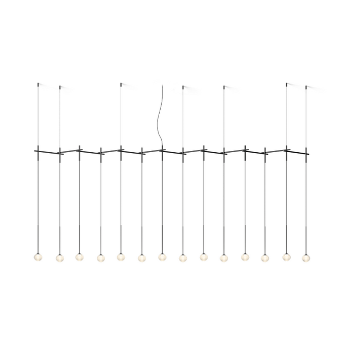 Vibia 0842 Algorithm 14-lt 121" LED Multi-Light Pendant