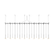 Vibia 0850 Algorithm 29-lt 157" LED Multi-Light Pendant