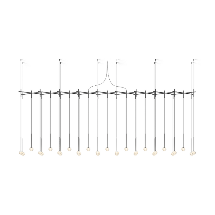 Vibia 0850 Algorithm 29-lt 157" LED Multi-Light Pendant
