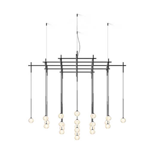 Vibia 0865 Algorithm 25-lt 63" LED Multi-Light Pendant
