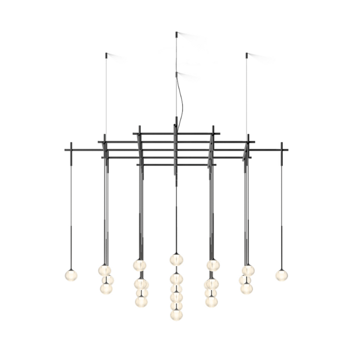 Vibia 0865 Algorithm 25-lt 63" LED Multi-Light Pendant
