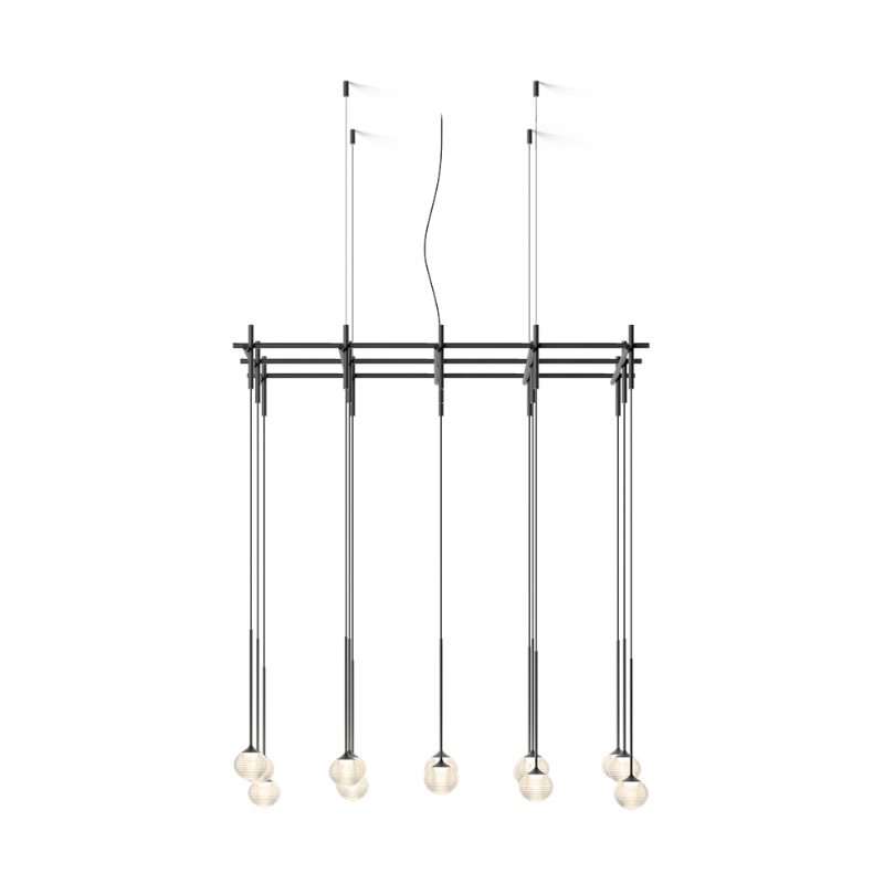 Vibia 0872 Algorithm 15-lt 43" LED Multi-Light Pendant