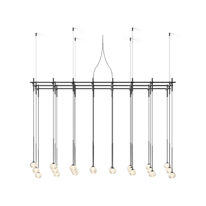 Vibia 0875 Algorithm 24-lt 73" LED Multi-Light Pendant