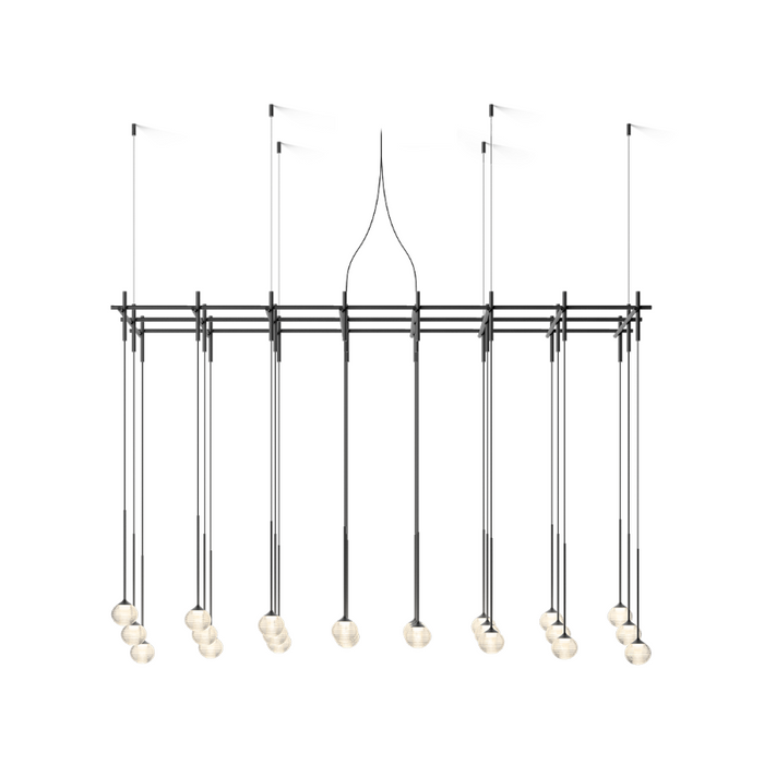 Vibia 0877 Algorithm 24-lt 73" LED Multi-Light Pendant
