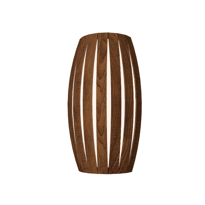 Accord 4014 Barrel 2-lt 14" Tall LED Wall Light-Imbuia
