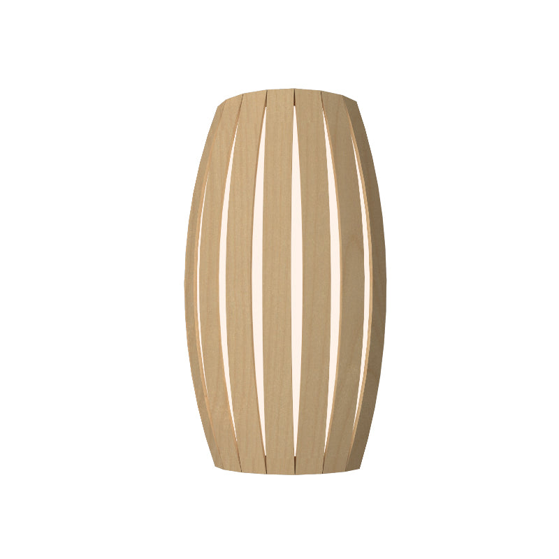 Accord 4014 Barrel 2-lt 14" Tall LED Wall Light-Maple