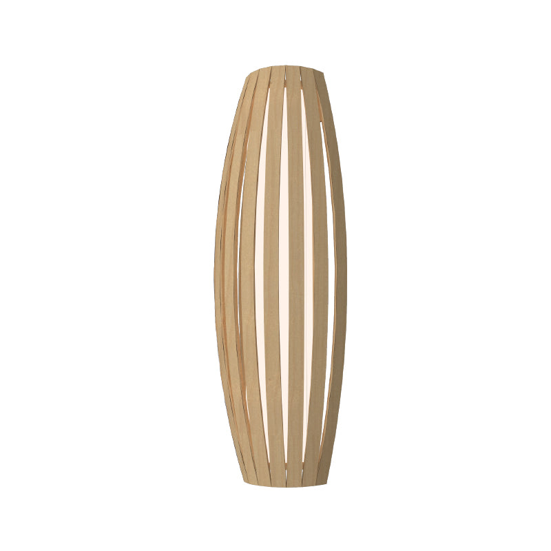 Accord 4041LED Barrel 1-lt 39" Tall LED Wall Light-Maple