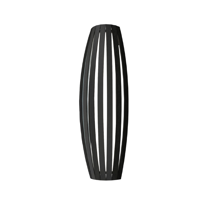 Accord 4041 Barrel 3-lt 39" Tall LED Wall Light-Charcoal