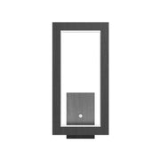 Accord 4118LED Frame 1-lt 13" Tall LED Wall Light-Organic lead Grey