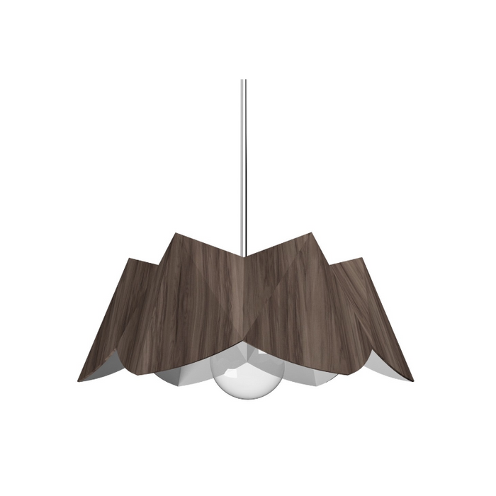 Accord 1281 Physalis 1-lt 26" LED Pendant - American Walnut