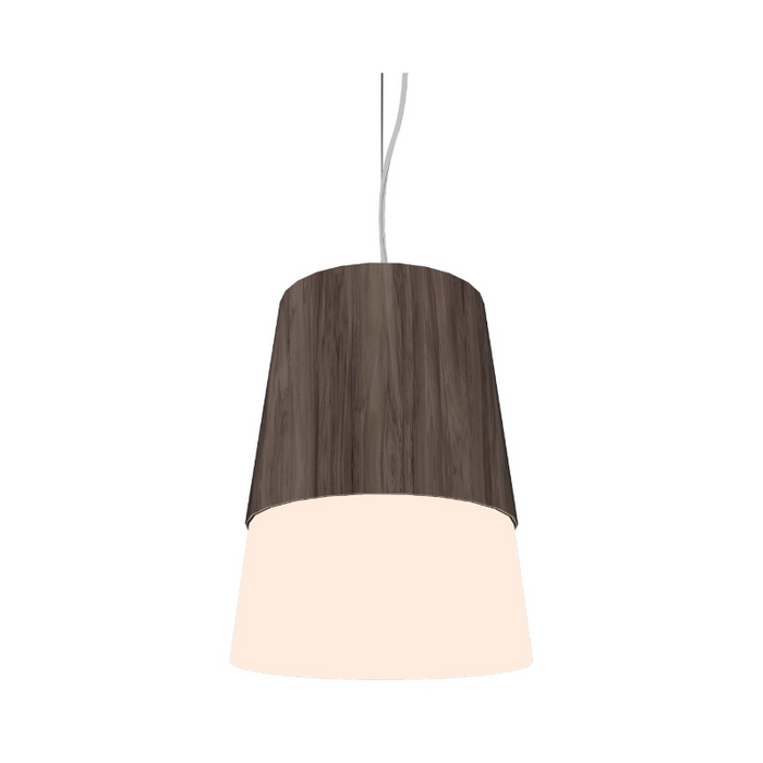 Accord 264 Conical 1-lt 11" LED Pendant - American Walnut
