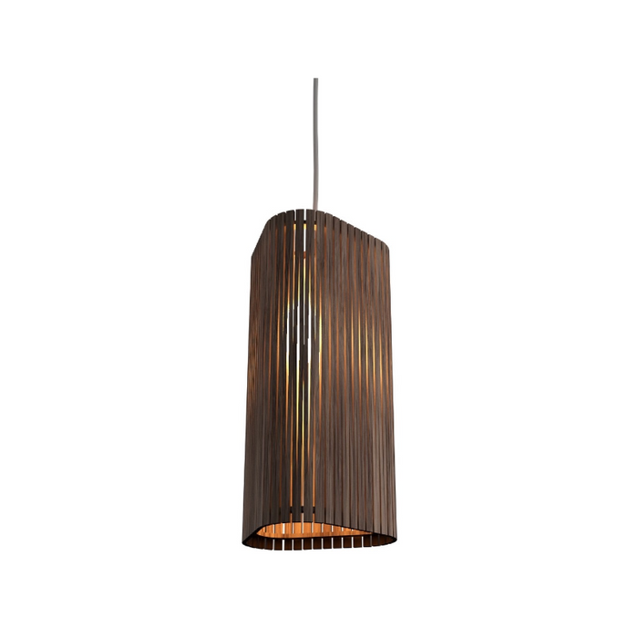 Accord 1482 Living Hinges 1-lt 6" LED Pendant - American Walnut