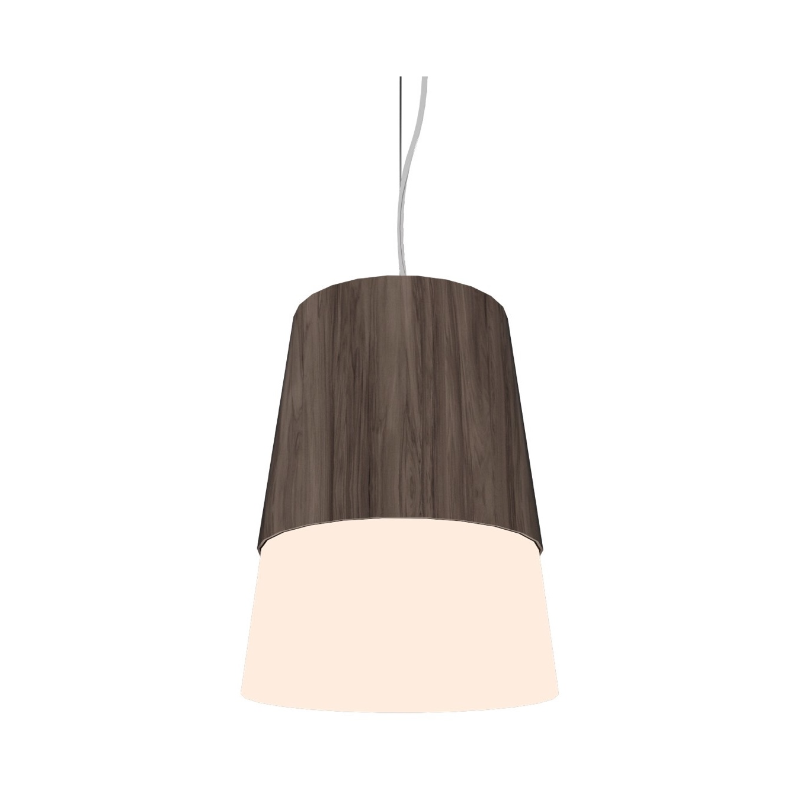 Accord 264 Conical 1-lt 11" LED Pendant, E26 Base - American Walnut