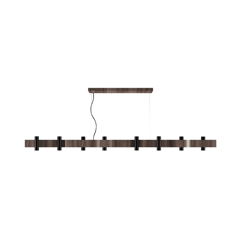 Accord 1502 Flow 16-lt 71" LED Pendant - American Walnut